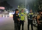 Gelar Patroli Blue Light, Ditlantas Polda Riau Tertibkan Pengendara Tanpa Helm Hingga Knalpot Brong