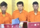 Bongkar Jaringan Narkoba Di Rengat Barat, Polres Inhu Amankan Tiga Tersangka