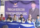 Tebar Kepedulian Jelang Ramadhan, Ketua Fraksi NasDem DPRD Pekanbaru Salurkan 80 Karung Beras Dan Santuni Anak Yatim