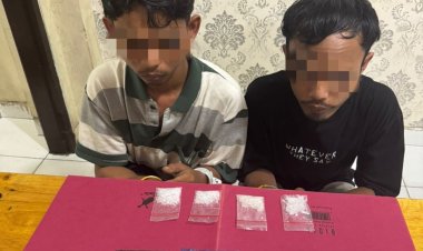 Bongkar Peredaran Narkoba Di Kandis, Polres Siak Amankan Barang Bukti 8,47 Gram Sabu