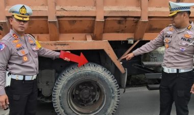 Gelar Operasi Keselamatan, Ditlantas Polda Riau Amankan Satu Truk ODOL Dan Tindak 11 Pelanggar