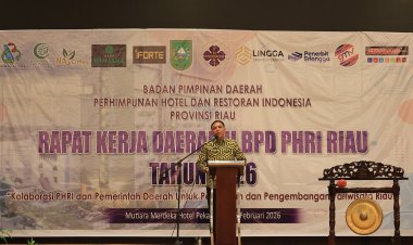 Hadiri Rakerda II BPD PHRI Riau, Dinas Pariwisata Optimistis Kunjungan Wisatawan Meningkat Tahun 2026