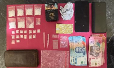 Kembali Amankan Residivis Narkoba, Polsek Kepenuhan Sita 23 Paket Sabu Siap Edar
