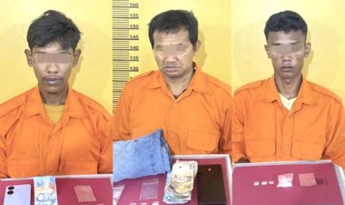 Bongkar Jaringan Narkoba Di Rengat Barat, Polres Inhu Amankan Tiga Tersangka