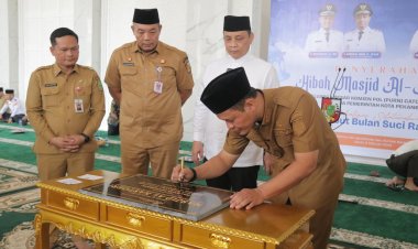 Masjid Megah Mantan Wakapolri Diresmikan, Pemko Pekanbaru Tetapkan Al Kastoeri Sebagai Masjid Paripurna