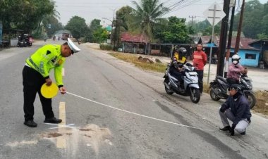 Kecelakaan Maut Di Jalan Bangkinang Km 34, IRT Kampar Tewas Terlindas Truk