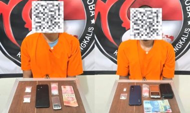 Bongkar Peredaran Narkoba Di Bathin Solapan, Polres Bengkalis Sita 10,83 Gram Sabu