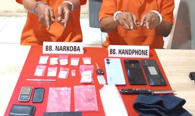 Bongkar Peredaran Narkoba Di Bangkinang, Polres Kampar Sita 9 Paket Sabu Seberat 34,83 Gram