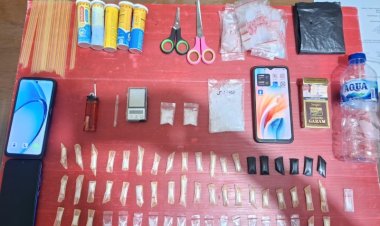 Bongkar Peredaran Narkoba Di Singingi, Tim Elang Polres Kuansing Amankan Barang Bukti Sabu Seberat 64,66 Gram