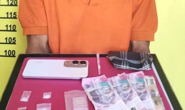 Bongkar Peredaran Narkoba Di SPBU Bunga Tanjung, Polsek Pasir Penyu Sita 1,50 gram Sabu Siap Edar