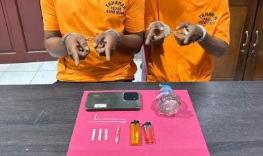 Berantas Peredaran Narkoba Di Teluk Rhu, Polsek Rupat Utara Ringkus Dua Pria Asal Tanjung Medang