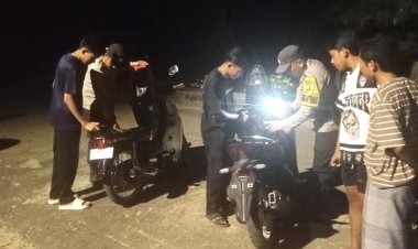 Jaga Keamanan Dan Ketertiban Masyarakat, Polsek Rimba Melintang Rutin Gelar KRYD Dan Patroli Blue Light