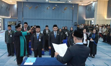 Perkuat Layanan Pembangunan, Pemko Pekanbaru Lantik 2 Pejabat PTP Dan 19 Fungsional