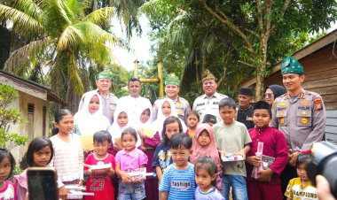 Bawa Harapan Bagi Masyarakat Terpencil, Kapolda Riau Tinjau Progres Jembatan Gantung Merah Putih Presisi Di Kuantan Singingi