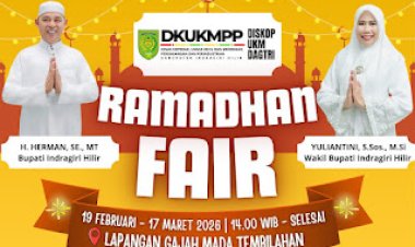 Dongkrak UMKM Dan Syiar Islam, Pemkab Inhil Kembali Gelar Ramadan Fair 2026 Di Lapangan Gajah Mada