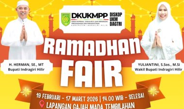 Dongkrak UMKM Dan Syiar Islam, Pemkab Inhil Kembali Gelar Ramadan Fair 2026 Di Lapangan Gajah Mada