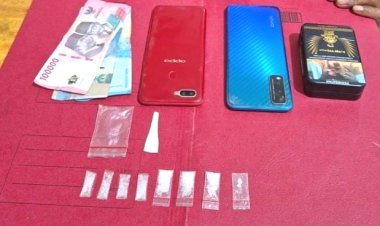 Bongkar Peredaran Narkoba Di Pusako, Polres Siak Sita 8 Paket Sabu Siap Edar
