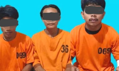 Bongkar Peredaran Narkoba Di Langgam, Tiga Pelaku Diringkus Polres Pelalawan