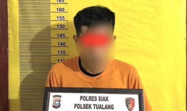Terjerat UU Perlindungan Anak,  Pria 33 Tahun Ditangkap Polsek Tualang