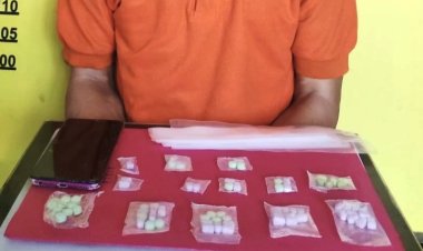 Bongkar Peredaran Narkoba Di Pasir Penyu, Polres Inhu Sita 74 Butir Pil Ekstasi