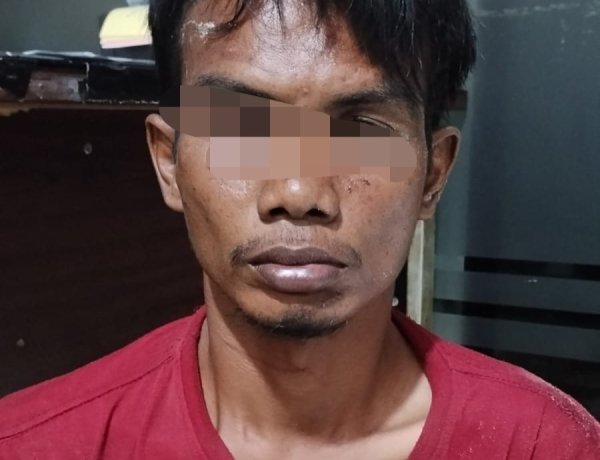 Pencurian Kabel Travo Digagalkan Warga, Pelaku Diamankan Polres Pelalawan