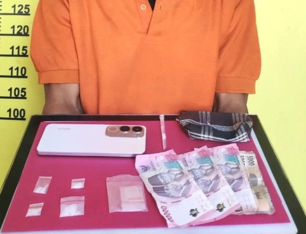 Bongkar Peredaran Narkoba Di SPBU Bunga Tanjung, Polsek Pasir Penyu Sita 1,50 gram Sabu Siap Edar