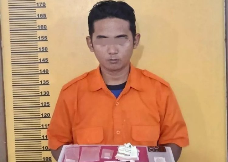 Bongkar Peredaran Narkoba Di Kuala Cenaku, Polres Inhu Sita 13 Paket Sabu Seberat 10,81 Gram