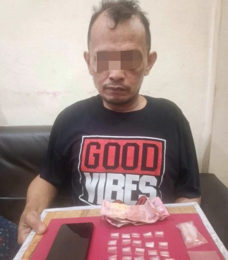 Bongkar Peredaran Narkoba Di Sungai Sagu, Polsek Lirik Sita 24 Paket Sabu Siap Edar