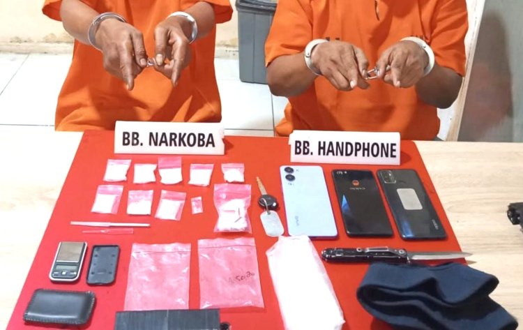 Bongkar Peredaran Narkoba Di Bangkinang, Polres Kampar Sita 9 Paket Sabu Seberat 34,83 Gram