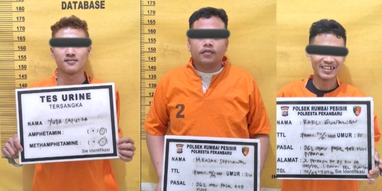 Tuduhan Mesum Berujung Kekerasan Di Pekanbaru, Polsek Rumbai Ringkus Tiga Pelaku