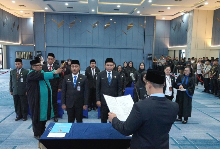 Perkuat Layanan Pembangunan, Pemko Pekanbaru Lantik 2 Pejabat PTP Dan 19 Fungsional