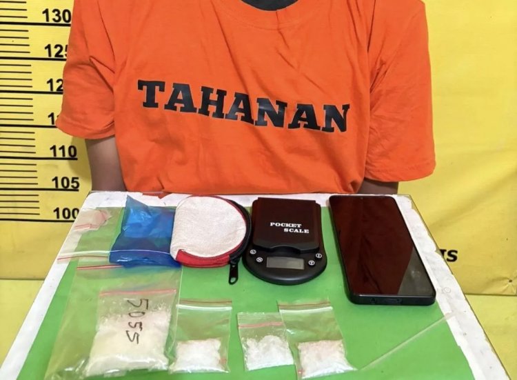 Berantas Peredaran Narkoba Di Batu Betanam, Polsek Kelayang Sita 46,6 Gram Sabu