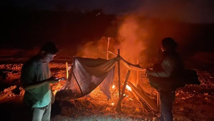 Sisir Aktivitas Tambang Ilegal di Kuantan Tengah, Polres Kuansing Musnahkan Enam Rakit PETI