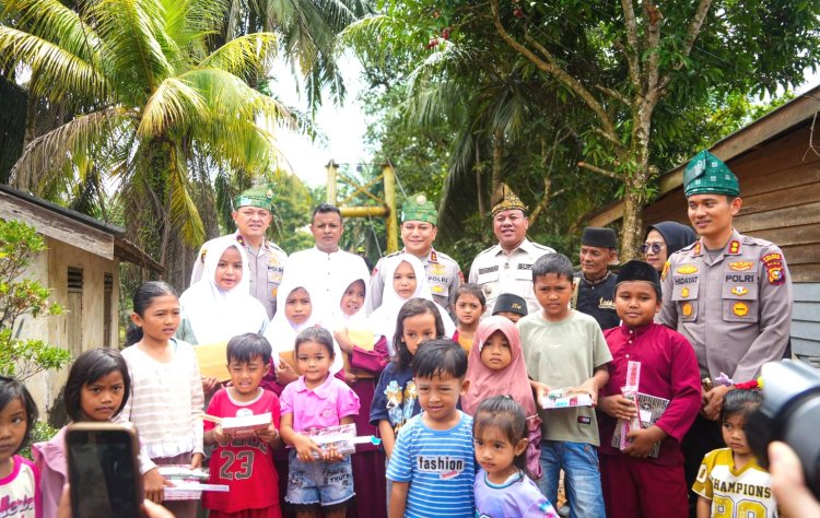 Bawa Harapan Bagi Masyarakat Terpencil, Kapolda Riau Tinjau Progres Jembatan Gantung Merah Putih Presisi Di Kuantan Singingi