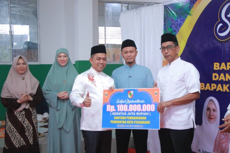 Gelar Safari Ramadhan 1447 H, Pemko Pekanbaru Bawa Bantuan Pembangunan Masjid Dan Akses Internet Gratis