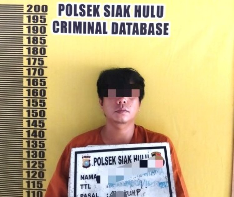 Tertangkap Saat Beraksi Di Depan Masjid, Polsek Siak Hulu Amankan Pelaku Curanmor