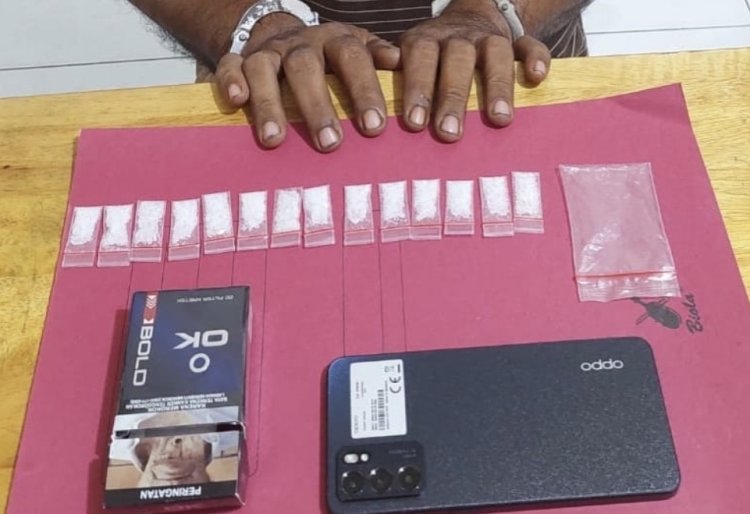 Bongkar Peredaran Narkoba Di Sabak Auh, Polres Siak Sita 14 Paket Sabu Siap Edar