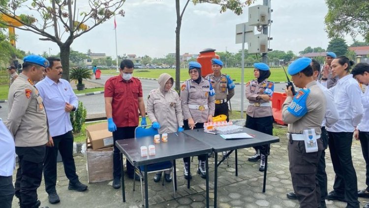 Gelar Tes Urine Mendadak, Polda Riau Langsung Proses Tiga Personel Positif Narkoba