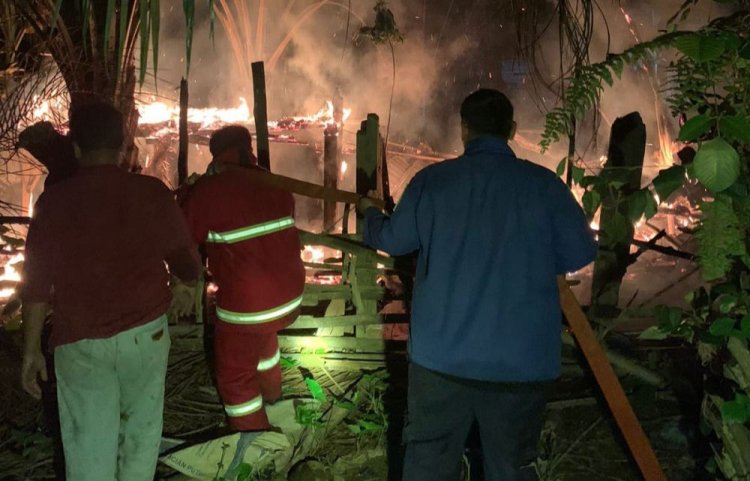 Api Unggun Jadi Petaka, Puluhan Kambing Dan Ayam Di Kuantan Hilir Terbakar Dalam Hitungan Menit