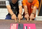 Polsek Bukit Batu Tangkap Dua Pria Diduga Miliki Sabu Di Desa Sei Pakning