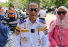 Razia Truk Bertonase Besar Di Jalan SM Amin, Dishub Pekanbaru Tindak 76 Kendaraan