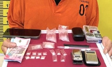 Bongkar Peredaran Narkoba Di Bukit Meranti, Polsek Siberida Sita 6,69 gram Sabu