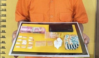 Bongkar Peredaran Narkoba Di Pasir Penyu, Polres Inhu Sita 2,58 gram Sabu