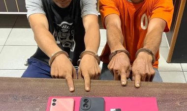 Polsek Bukit Batu Tangkap Dua Pria Diduga Miliki Sabu Di Desa Sei Pakning