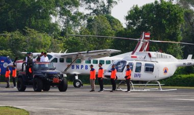 Perkuat Pengawasan Karhutla, BNPB Kerahkan Dua Helikopter Patroli Ke Riau