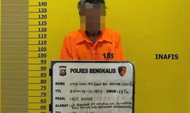 Diduga Cabuli Delapan Anak Di Bawah Umur, Pria 70 Tahun Diamankan Polres Bengkalis