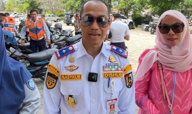 Razia Truk Bertonase Besar Di Jalan SM Amin, Dishub Pekanbaru Tindak 76 Kendaraan