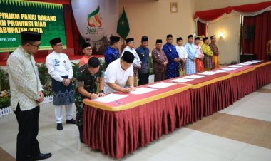 Percepat Koperasi Merah Putih, Pemprov Riau Teken Perjanjian Pinjam Pakai Aset Daerah