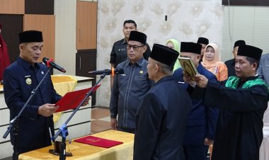 Penyegaran Birokrasi, Pemkab Inhil Resmi Lantik Enam Pejabat Eselon II