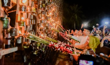 Jaga Warisan Budaya, Pemkab Bengkalis Resmikan Festival Lampu Colok